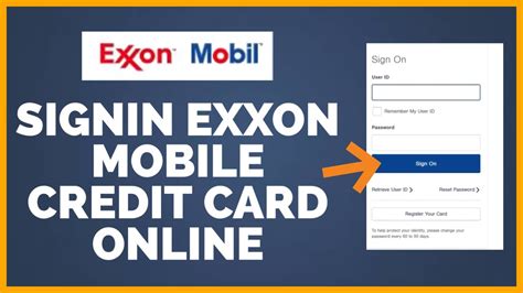 exxonmobil smart card pin|exxon mobile credit login.